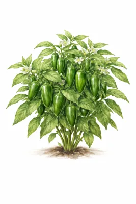 Semences de piment Jalapeño Nadapeno – Jalapeño sans piquant