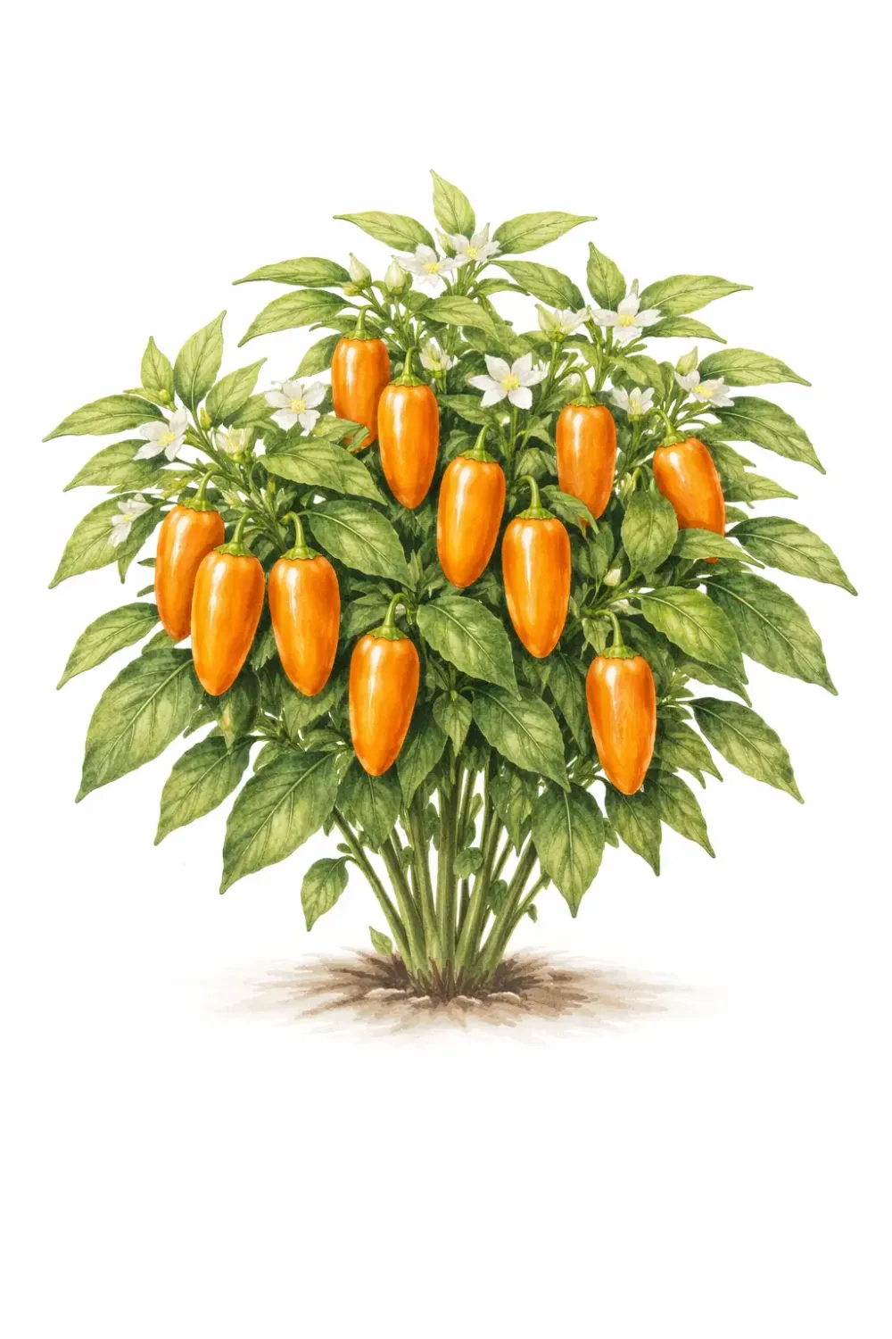 Semences de piment Jalapeño Orange – Jalapeño fruité et coloré