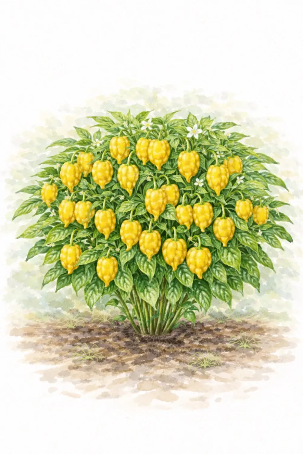 Semences de piment Habanero Jaune – Piment extrême fruité