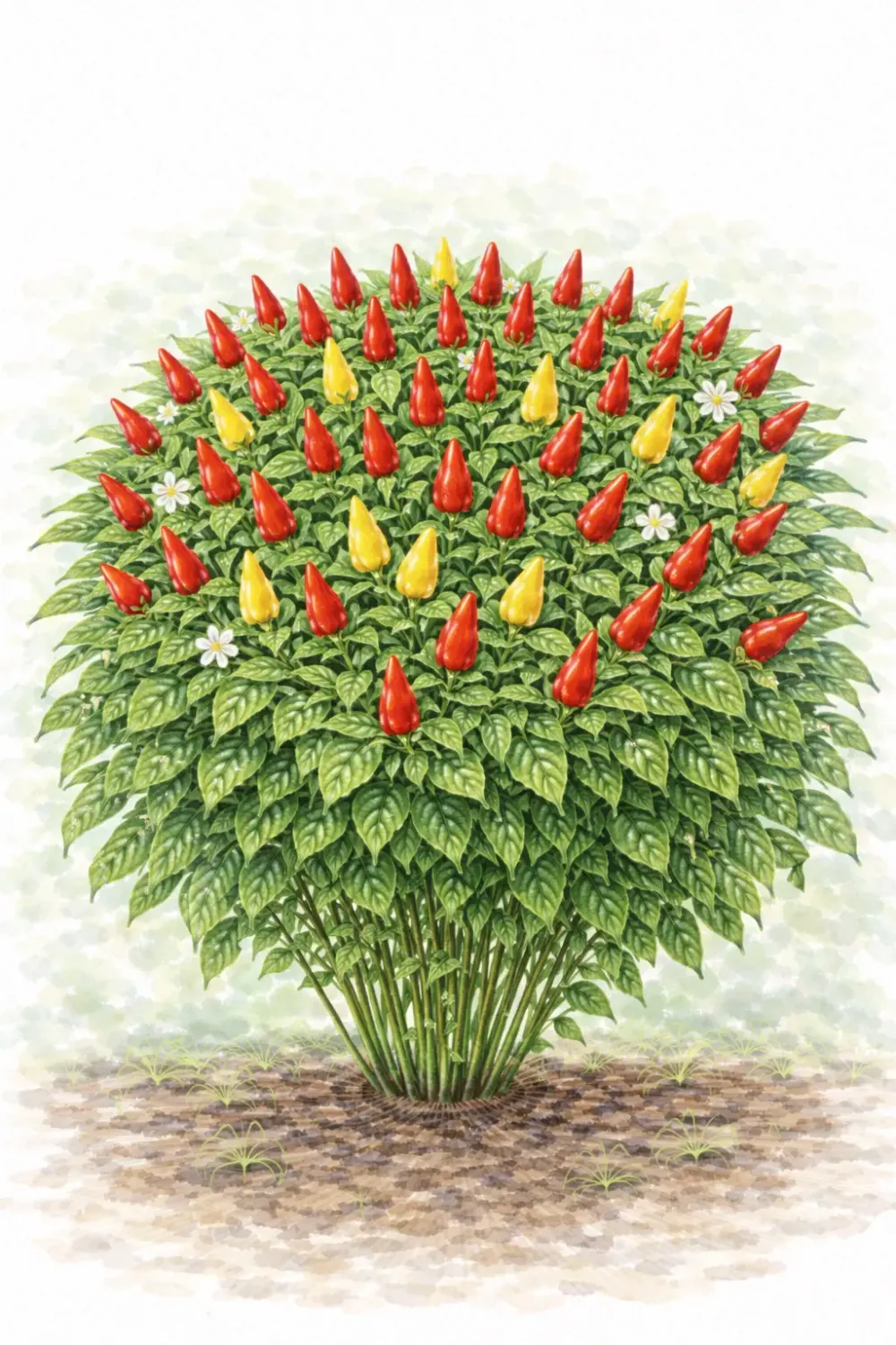 Semences de piment Tabasco – Piment fort pour sauce fermentée