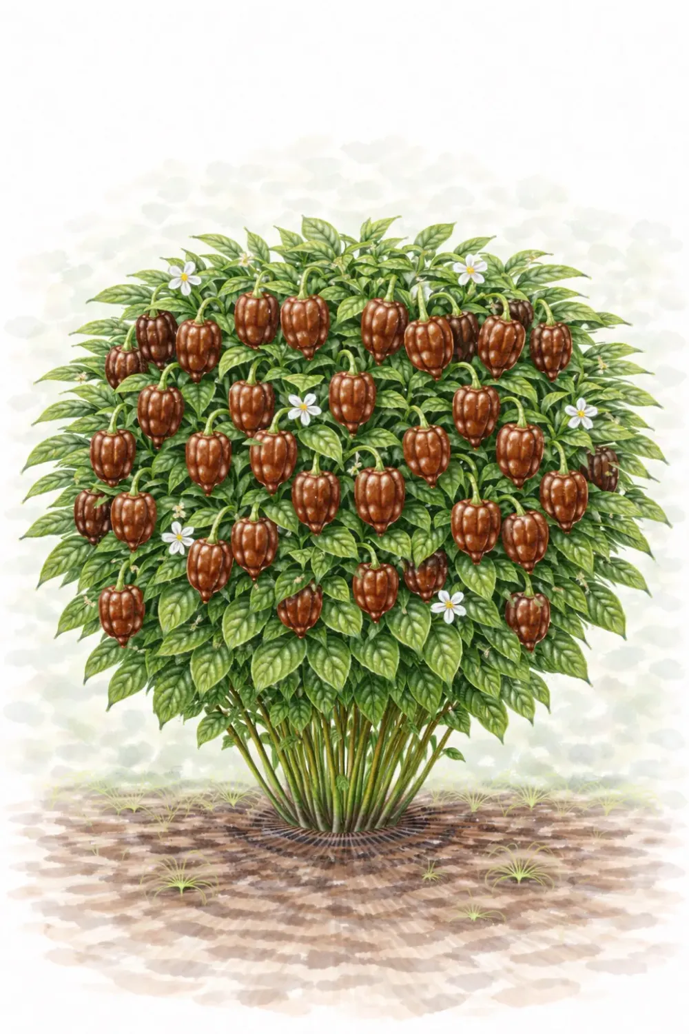 Semences de piment 7 Pot Chocolat – Piment ultra extrême