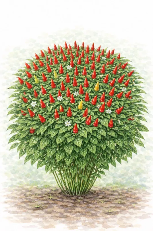 Semences de piment Thaï Dragon – Piment très fort asiatique