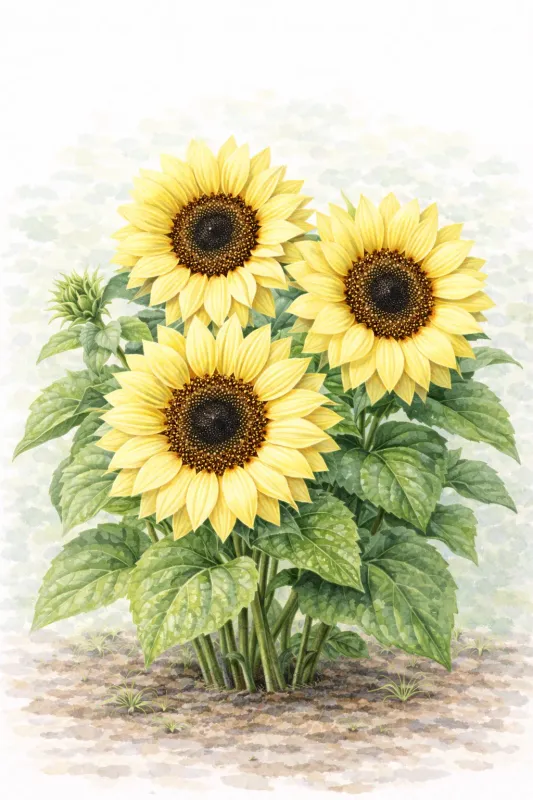 Semences de tournesol Queen Lemon - cultivé au Québec