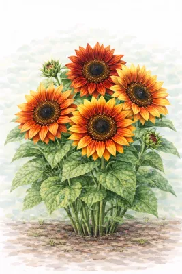 Semences de tournesol Evening Sun – à pollinisation libre au Quebec