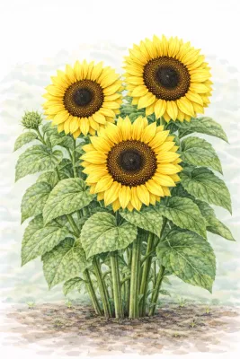 Semences de tournesol Titan - fleurs géantes