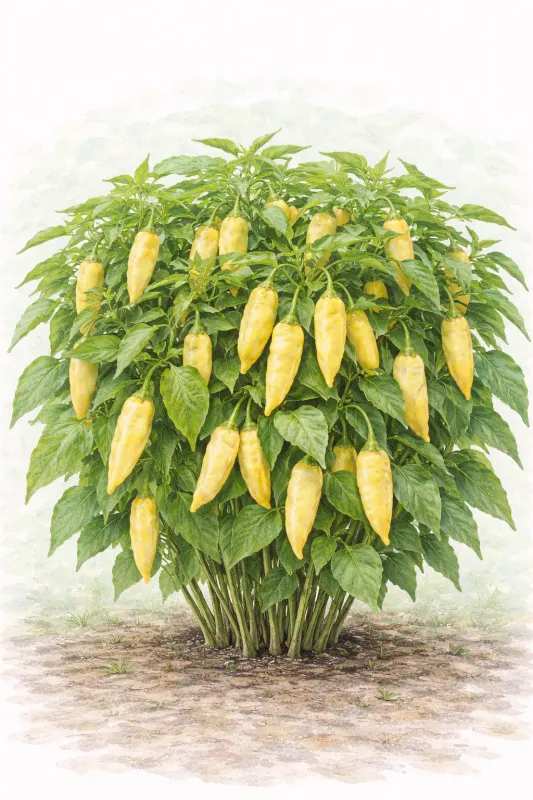 Semences de piment Aji Ananas – fruits jaunes fruités