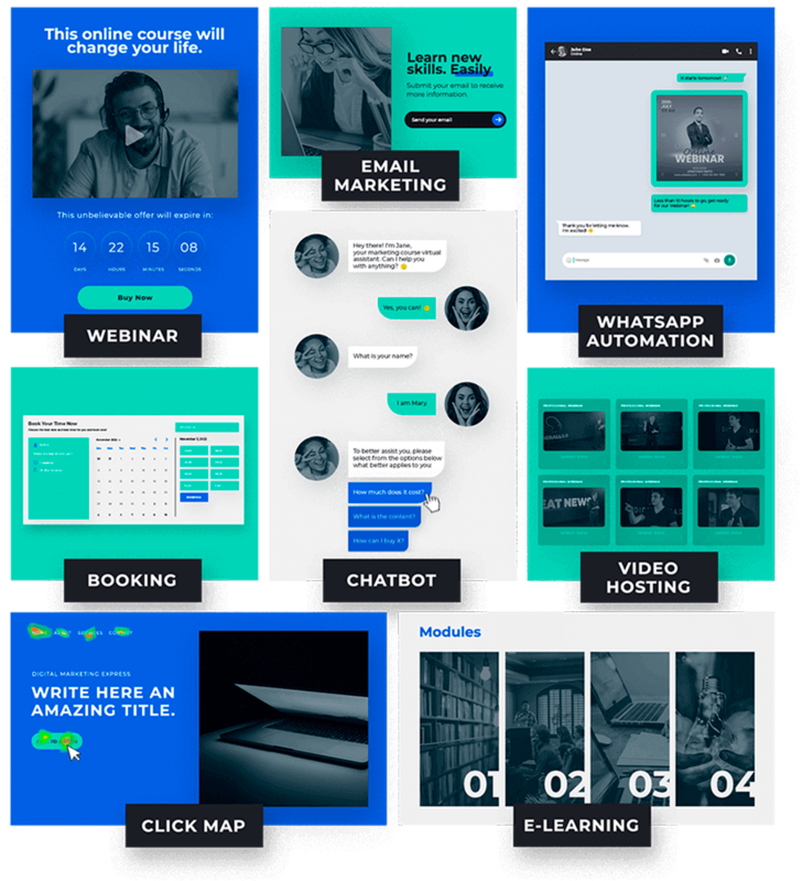 ¡MARKETING DIGITAL, con más de 40 herramientas y +1.000 funciones PARA TU NEGOCIO o EMPRENDIMIENTO¡