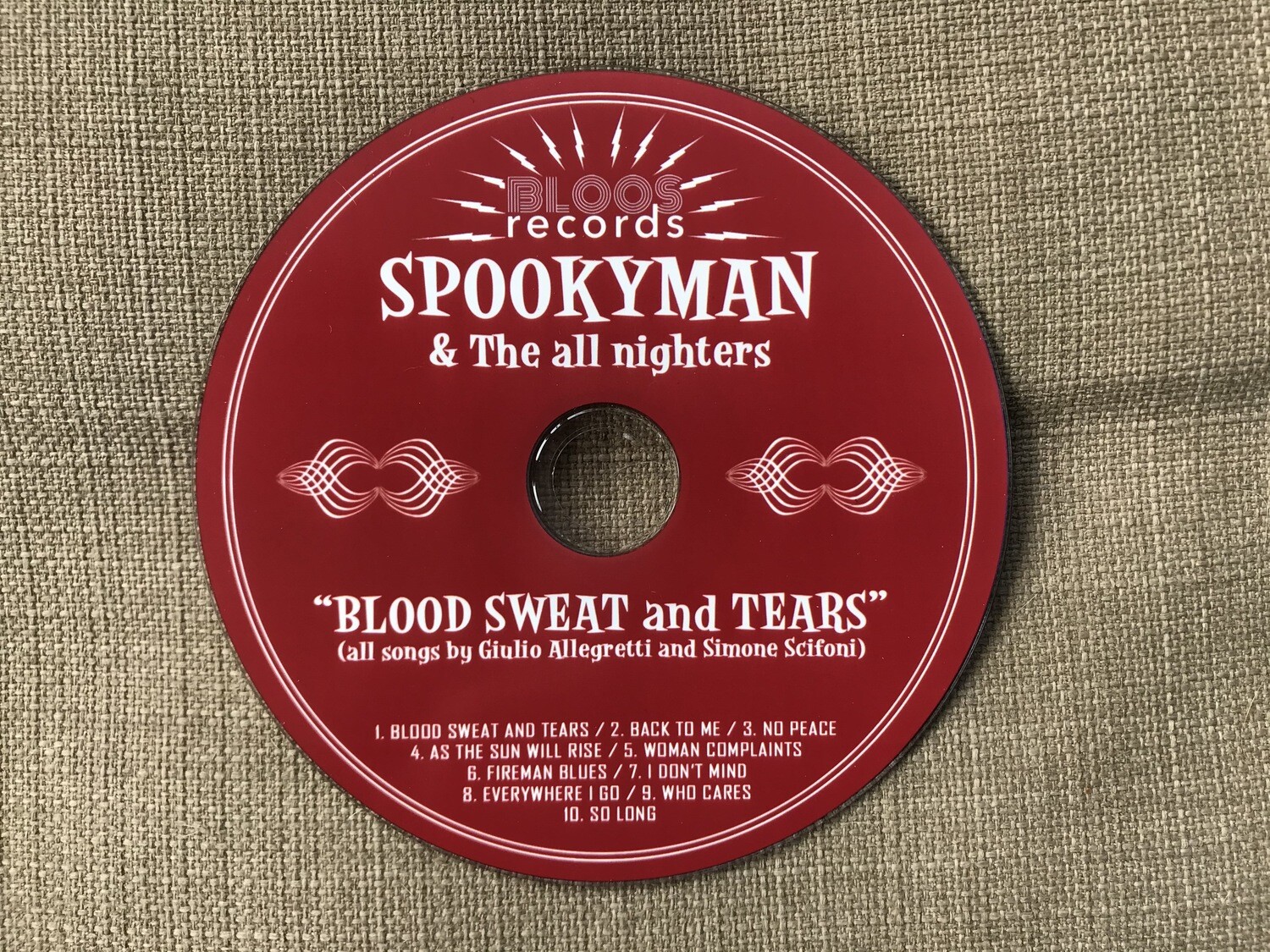SPOOKYMAN - Blood Sweat and Tears (CD)