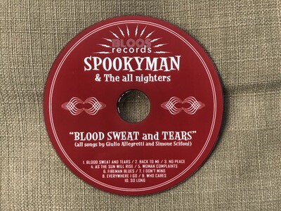 SPOOKYMAN - Blood Sweat and Tears (CD)