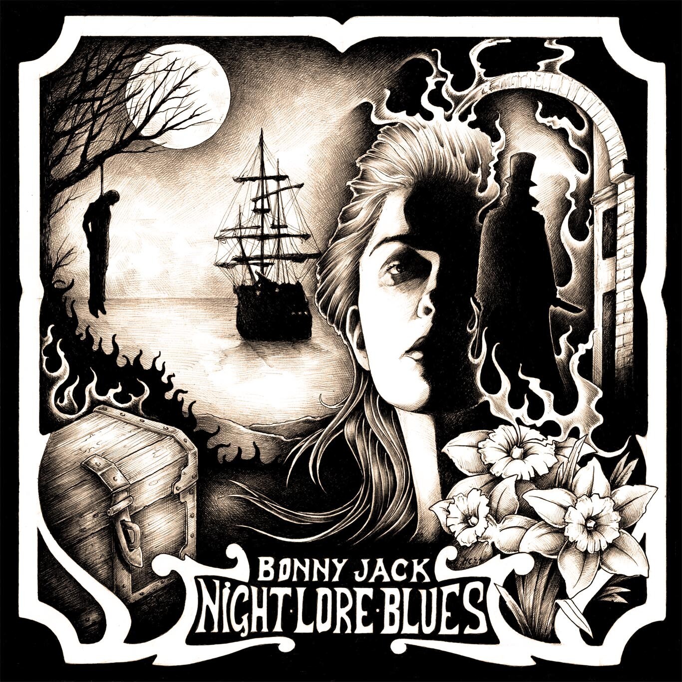 BONNY JACK - Night Lore Blues (LP)