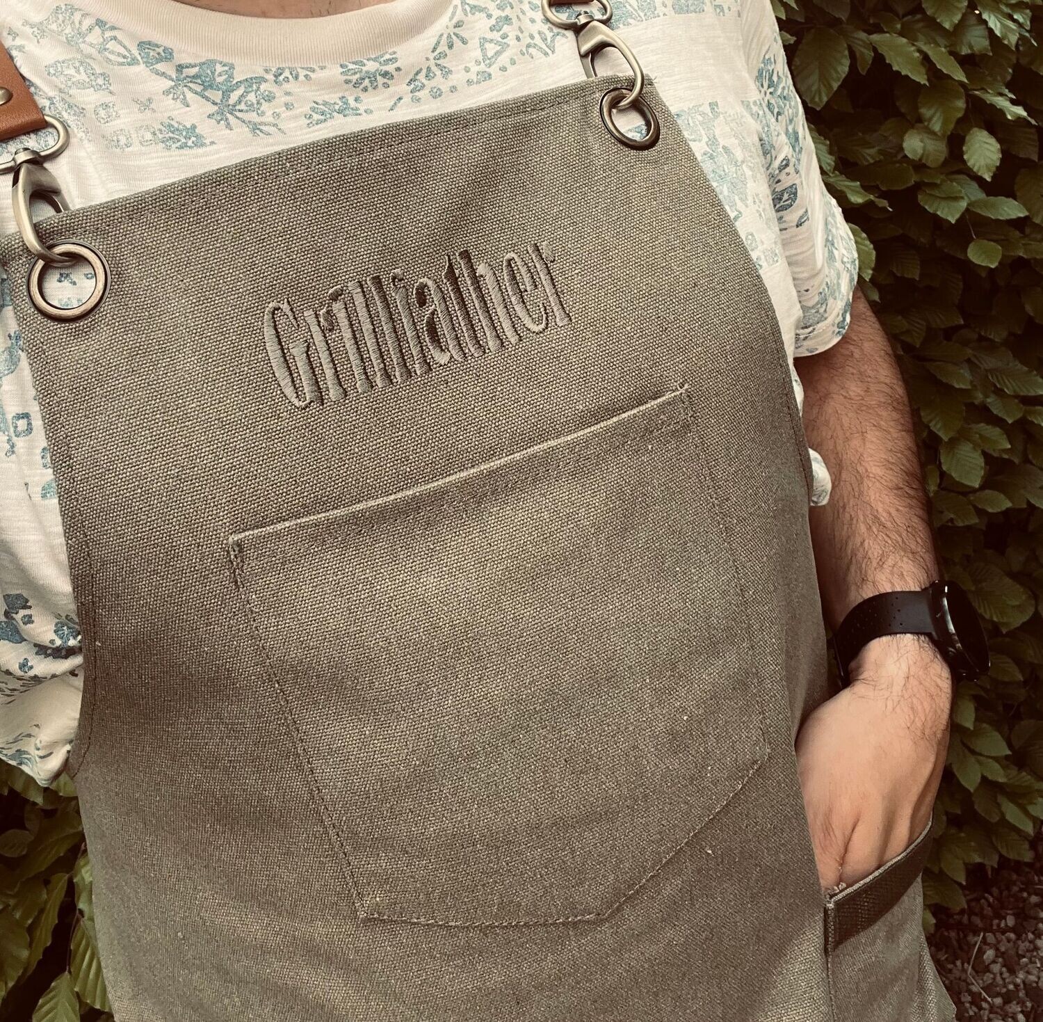 BBQ-schort volwassen "Grillfather"