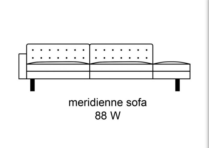 Hugo Méridiennes Sofa - 88" W- Pre-Order