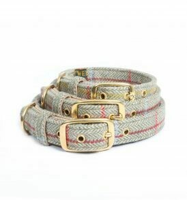 Traditional Tweed Dog Collar
  Size Small