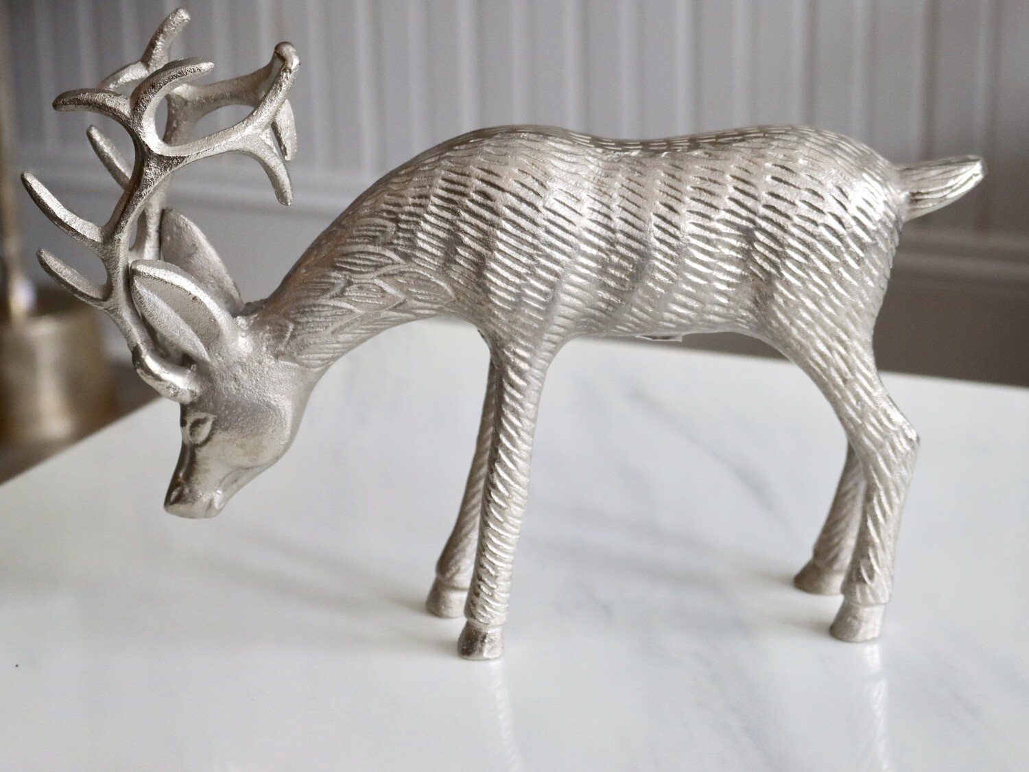 Silver Deer Decoration