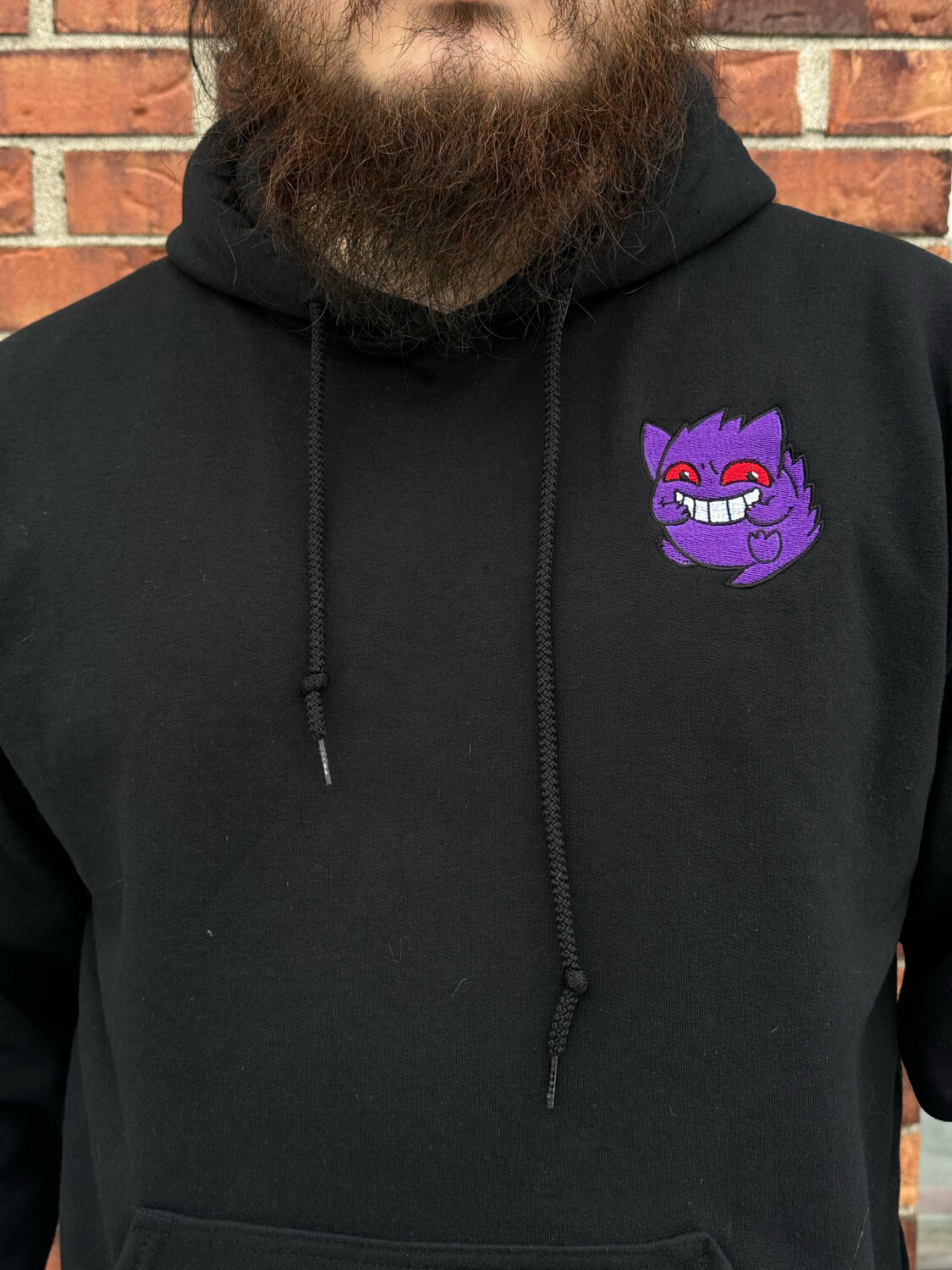 Gengar Embroidered Hoodie