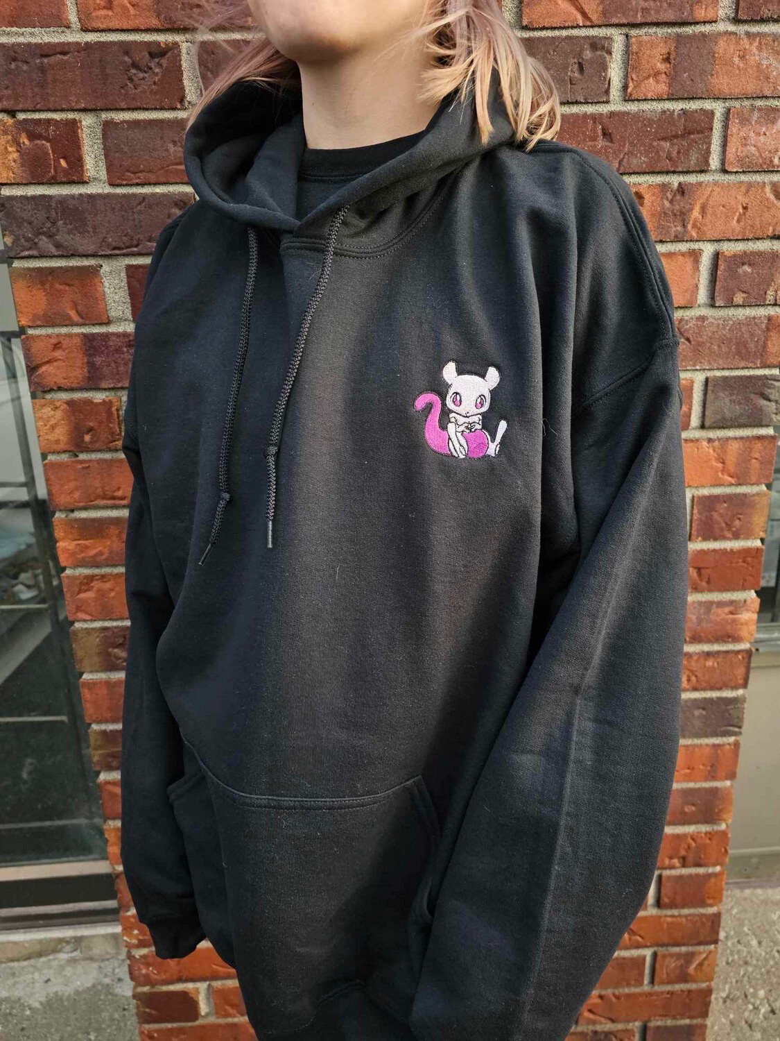 Mewtwo Embroidered Hoodie