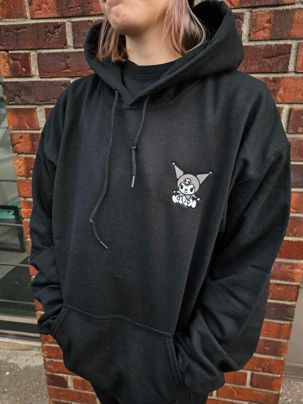 Kuromi Embroidered Hoodie