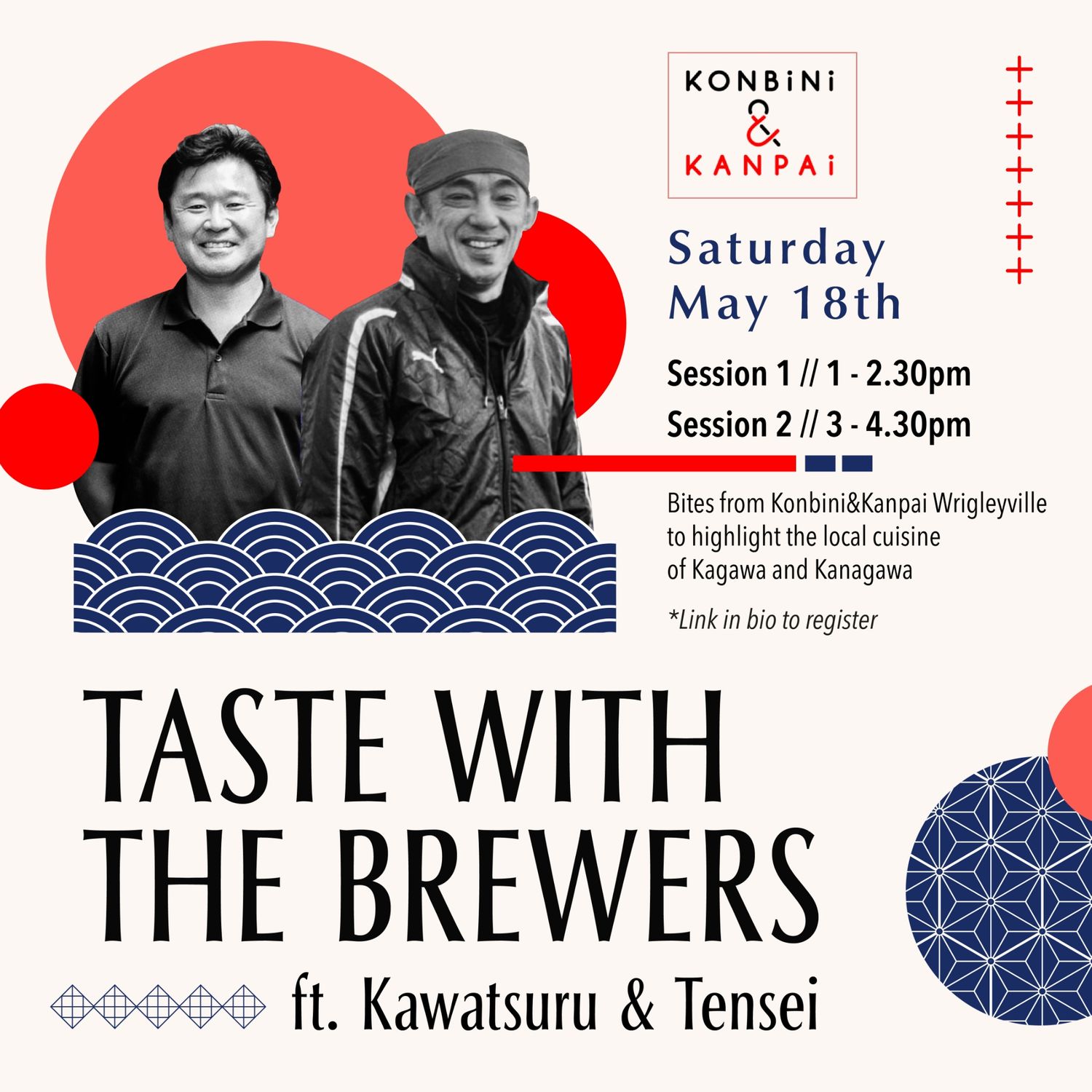 2024-05-18 Meet And Taste With The Sake Brewers!, Time Slot: 3 - 4:30 PM