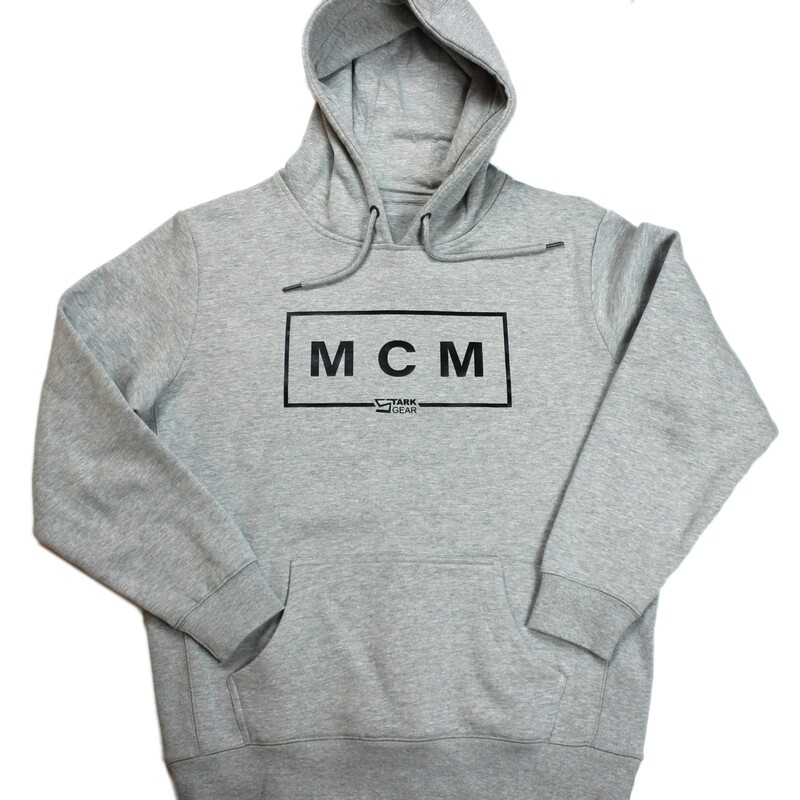 &quot;MCM&quot; Hoodie in Heather Grey
