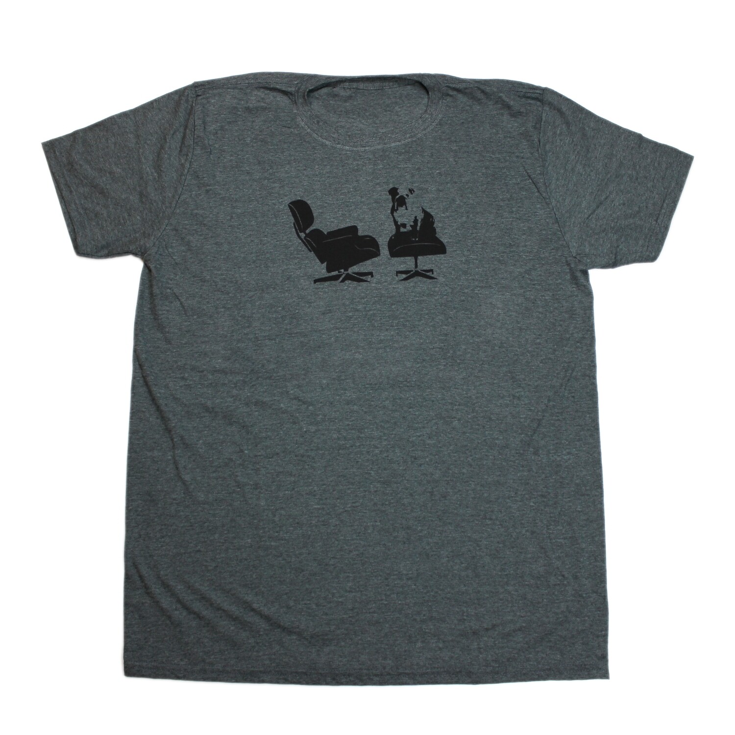 &quot;Eames BullDog&quot; T-Shirt In Heather Navy