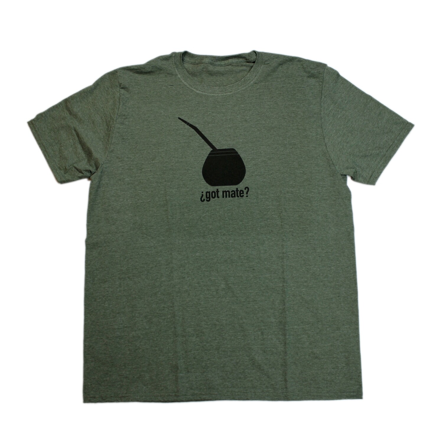 &quot;Got Mate&quot; T-Shirt In Heather Military Green