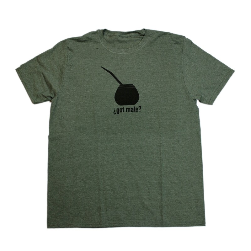 &quot;Got Mate&quot; T-Shirt In Heather Military Green