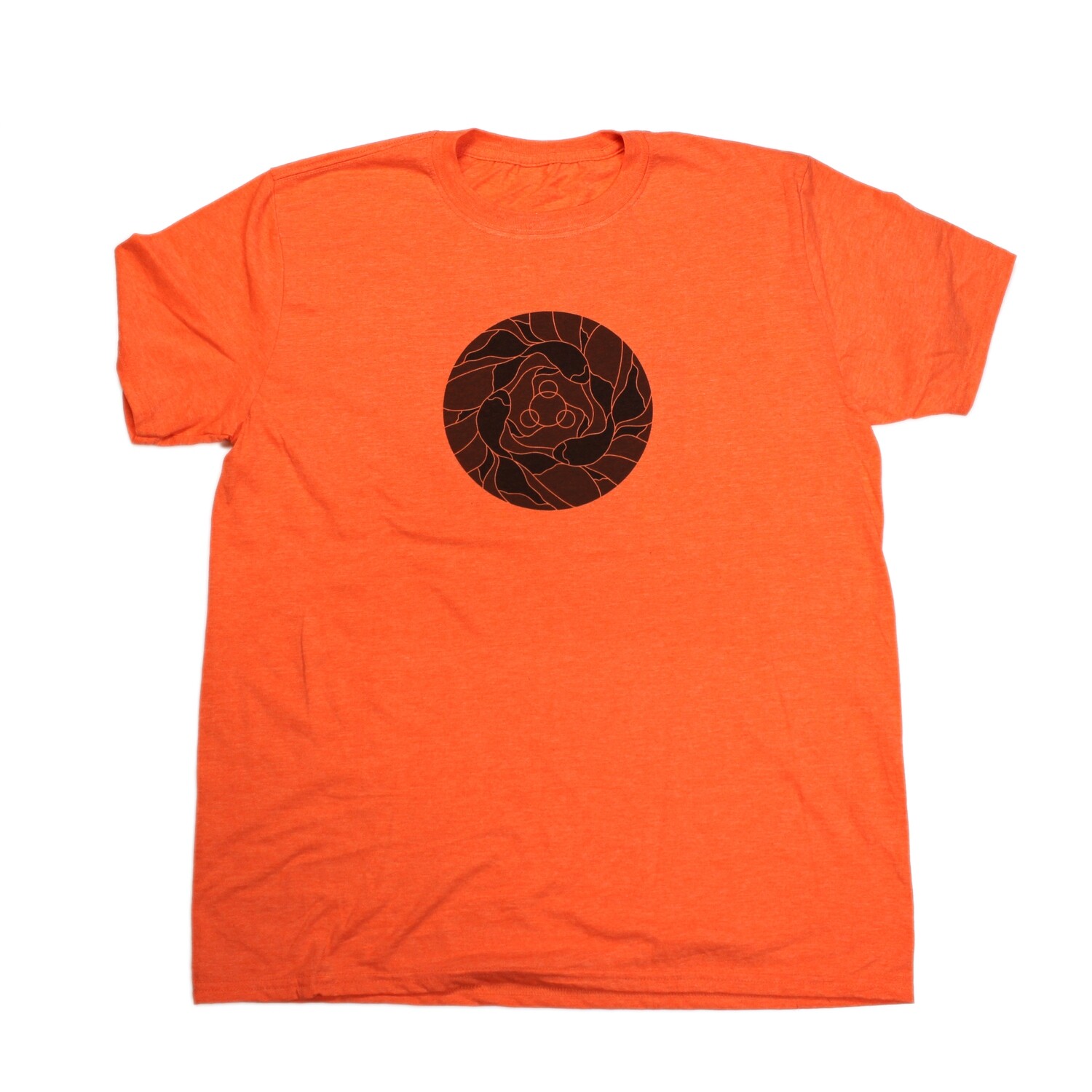 &quot;Koi Fish&quot; T-Shirt In Heather Orange