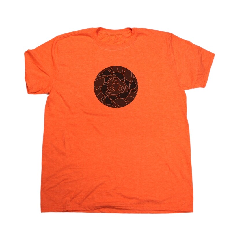 &quot;Koi Fish&quot; T-Shirt In Heather Orange