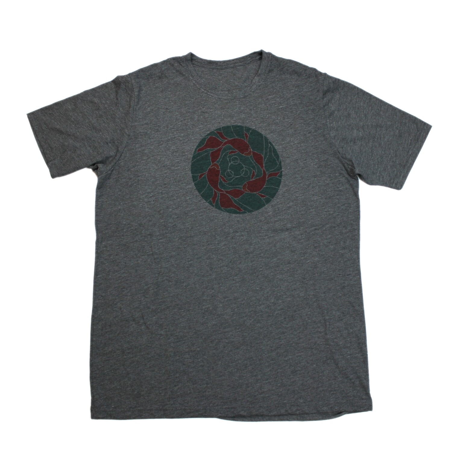 &quot;Koi Fish&quot; T-Shirt In Dark Heather