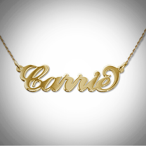 Small Name Necklace - Carrie