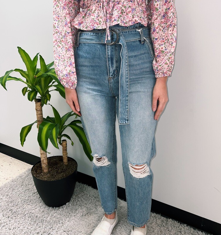 Kan Can High-Rise Mom Jean 