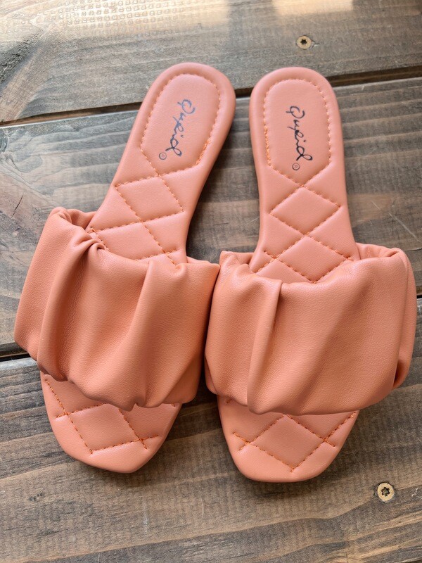 One Band Ruched Sandal 