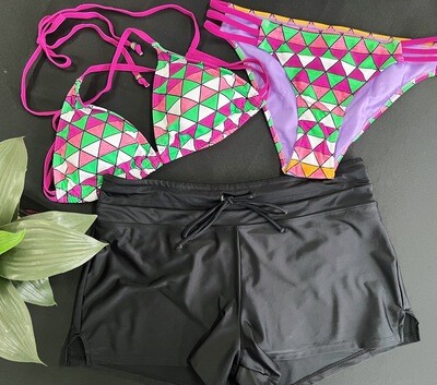 Multi-Color Triangle Swimsuit