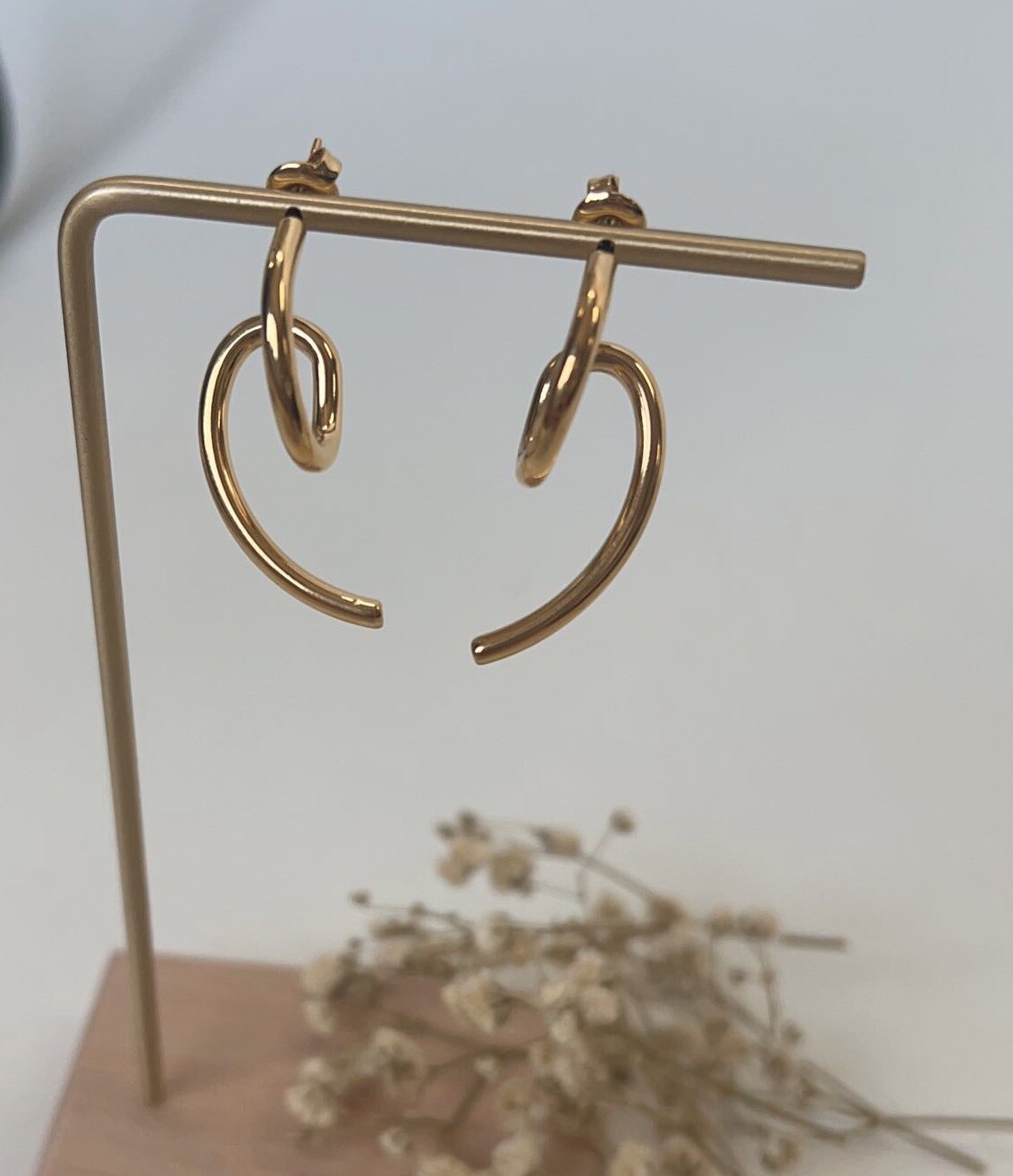 Waterproof Classic Twirled Earring