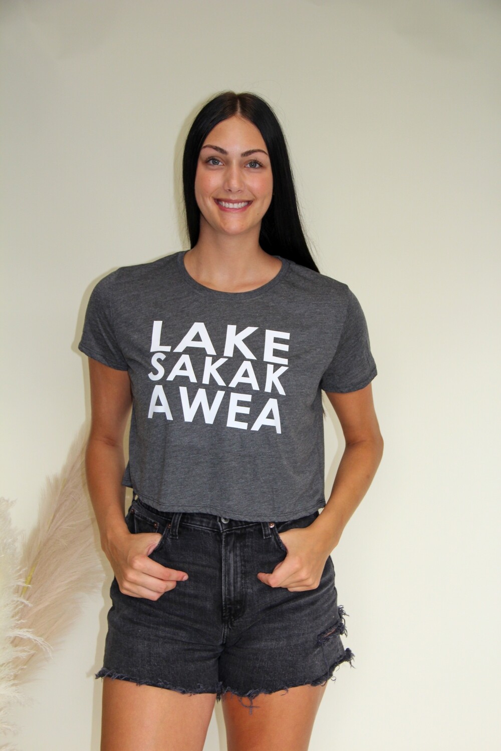 Lake Sakakawea Crop Top