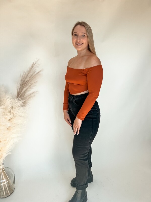 Off Shoulder Long Sleeve