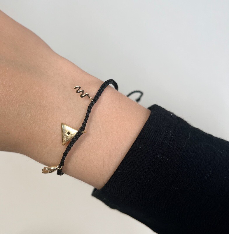 Mystics Mixed Gold Charm Bracelet