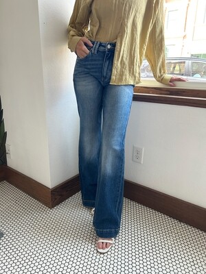 Kan Can High Rise Wide Flare Jean