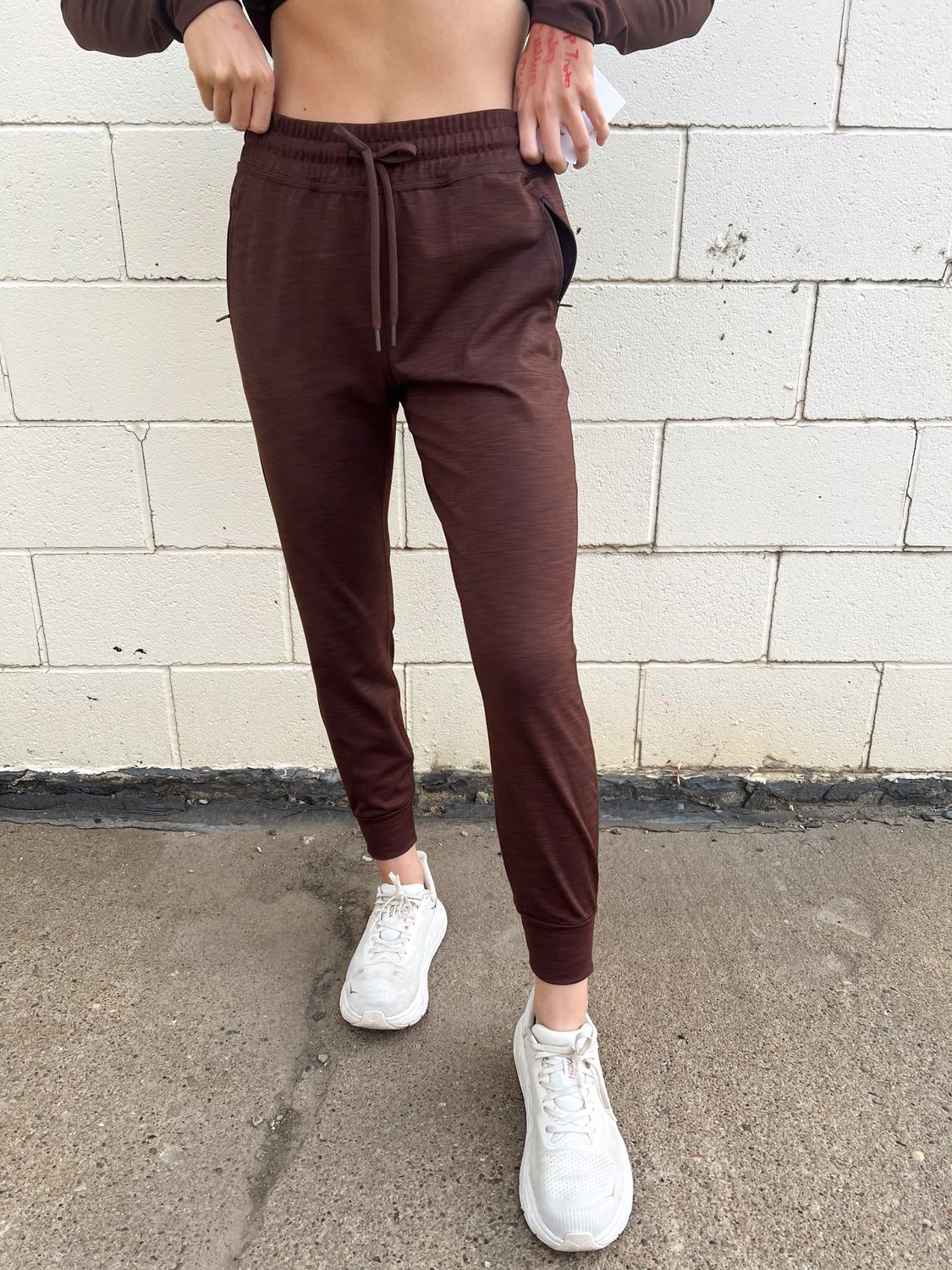 Heather Rib Street Jogger