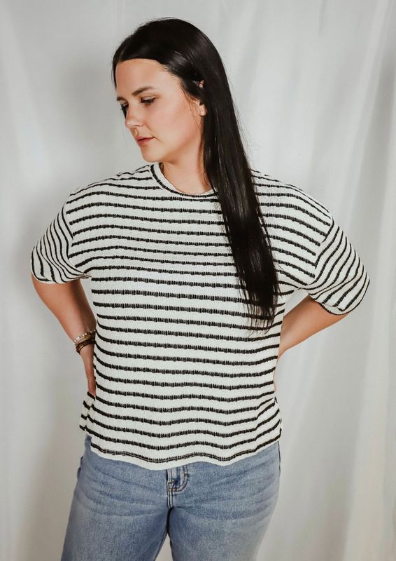 Luxe Weave Crew Top