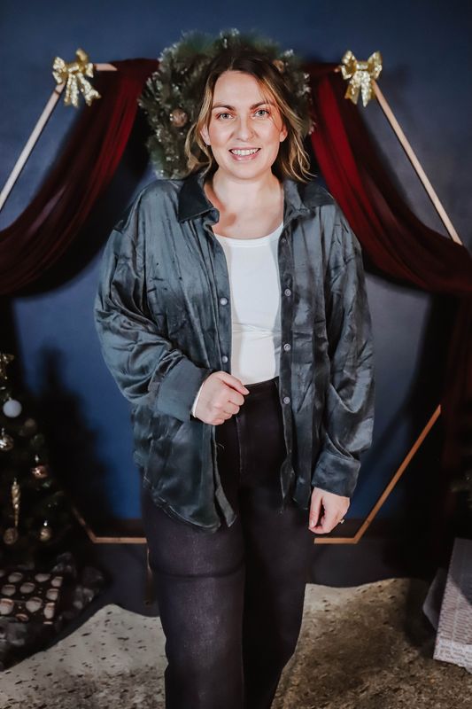 Cozy Cloud Velvet Shacket