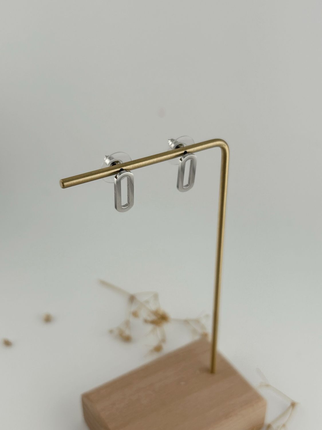 Oval Post Earring