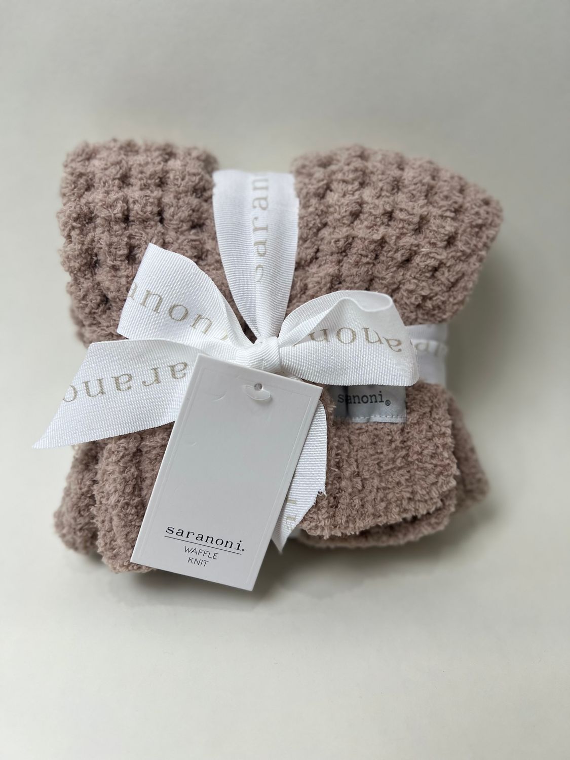 Saranoni Waffle Knit Mini Blanket