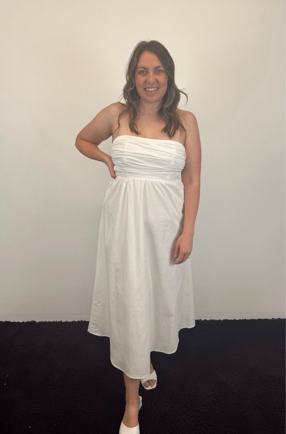 Tube Cotton Maxi Dress