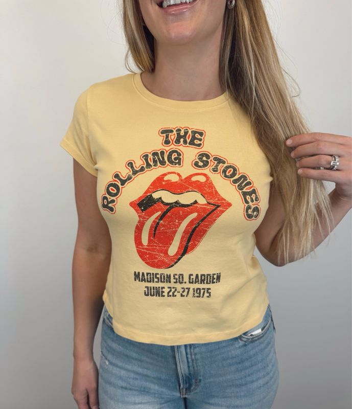 Rolling Stones 1975 Baby Tee