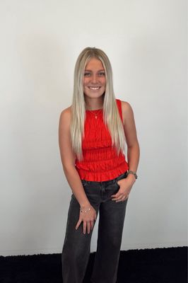 Naomi Smocked Tank