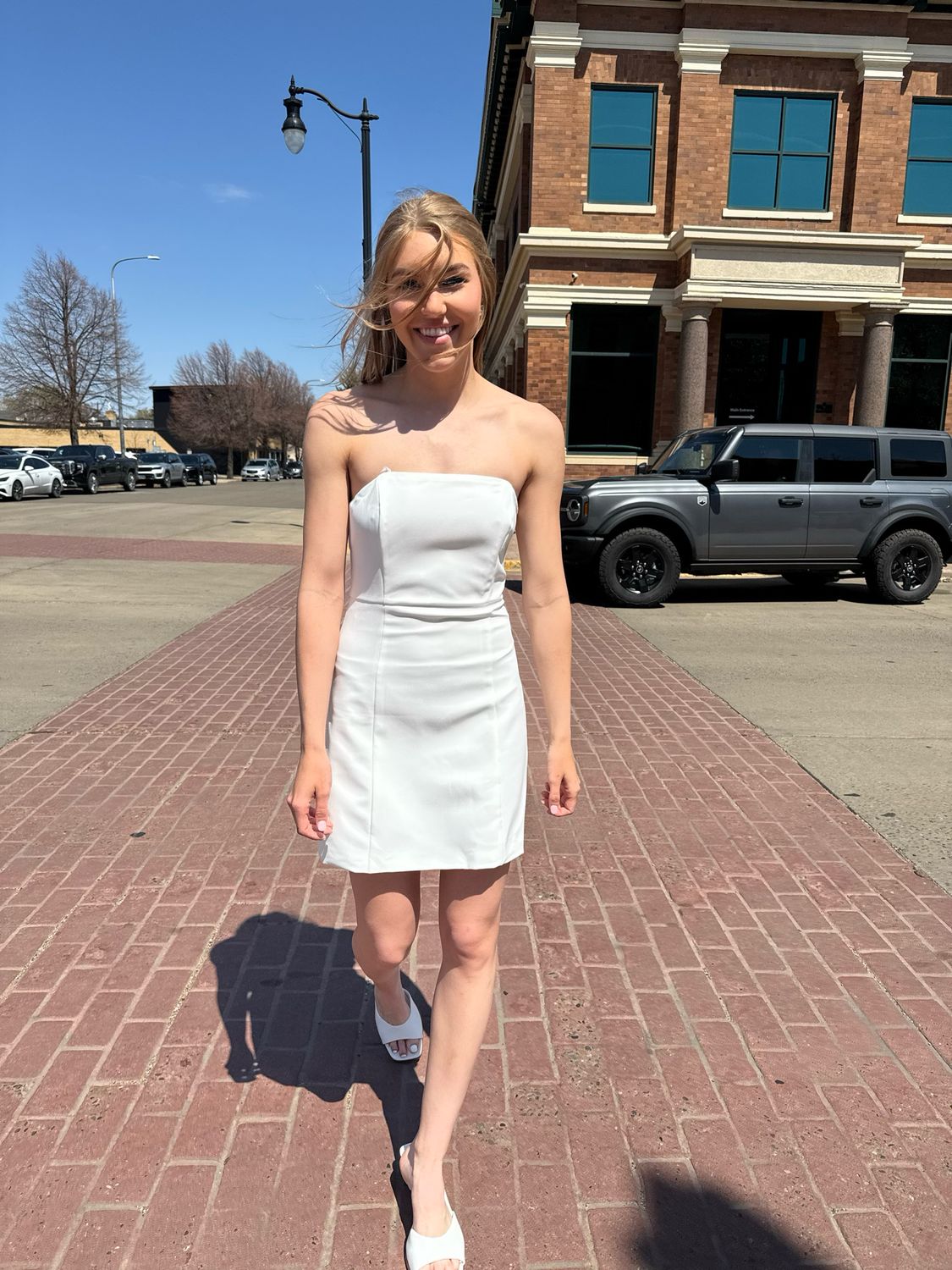 Strapless Bow Dress