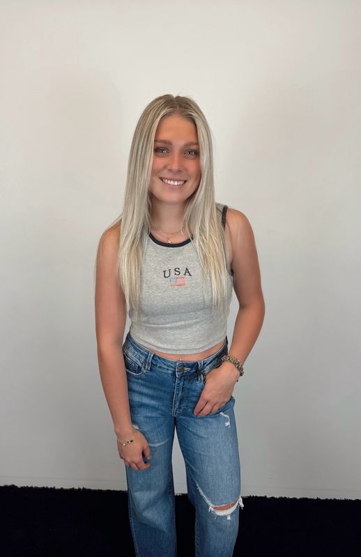 USA Crop Tank