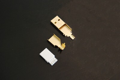 Gold USB-A Connectors