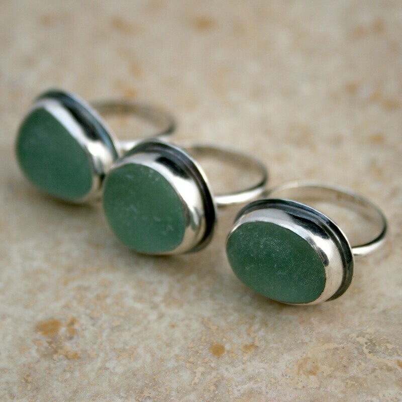 Beach Glass Ring